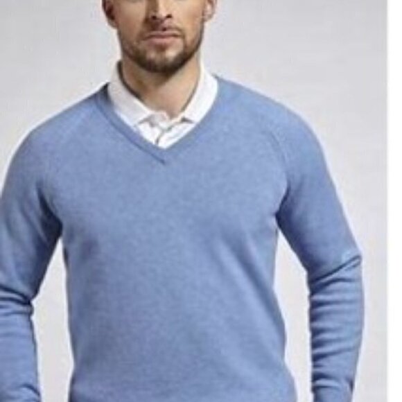 Seth Roberts V Neck Long Sleeve Golf Polo Sz Lrg - Picture 10 of 10